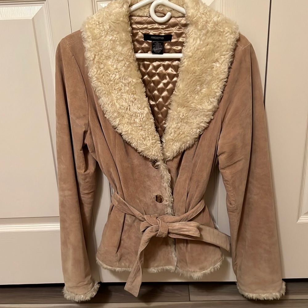 Arden B suede coat